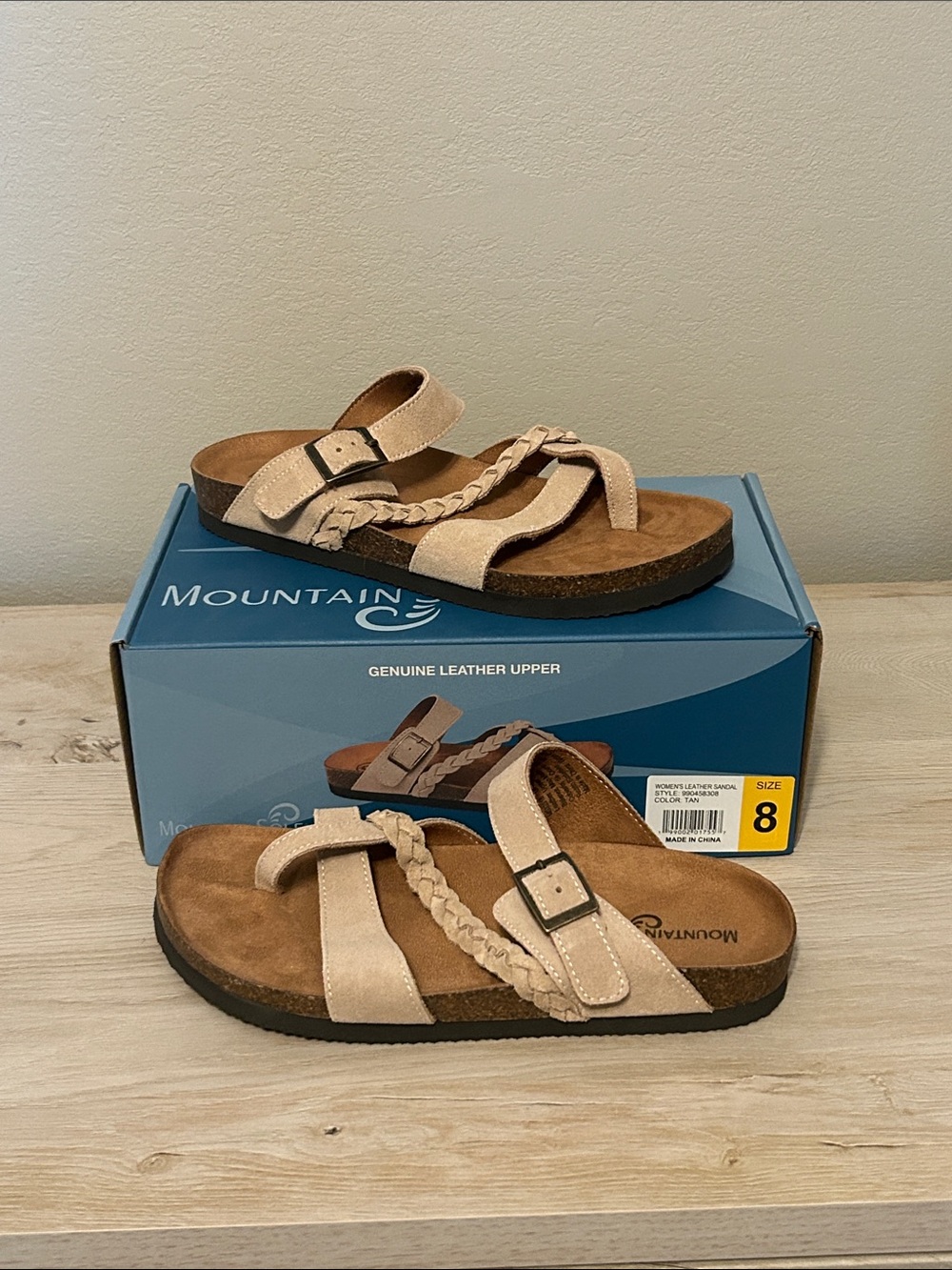 Mountain Sole Braided Toe-Loop Sandals
